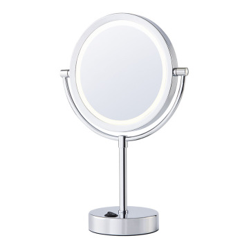 Double side battery mirror