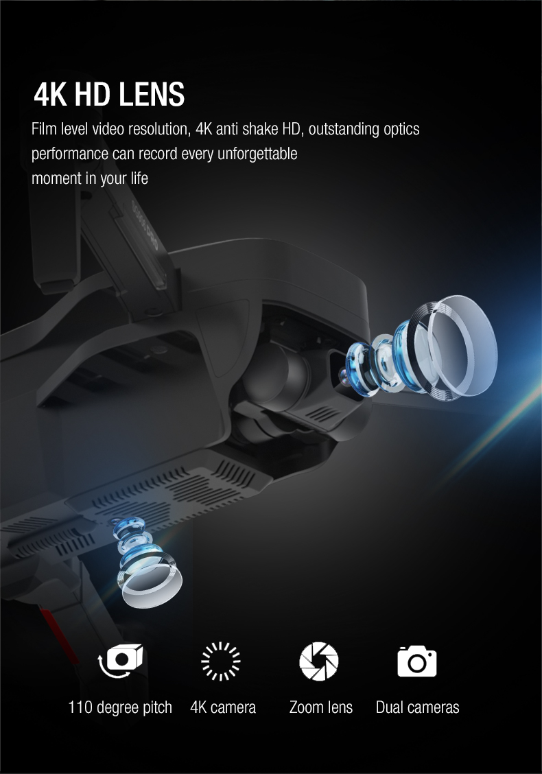 SG906 PRO GPS Drone with 4K Camera 5G Wifi 25mins Flight Time and 50x zoom camera drone quadcopter