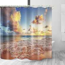 peva bath shower curtain