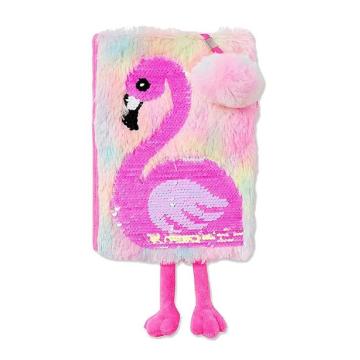 FLAMINGO FLIP SEQUIN NOTEBOOK-0