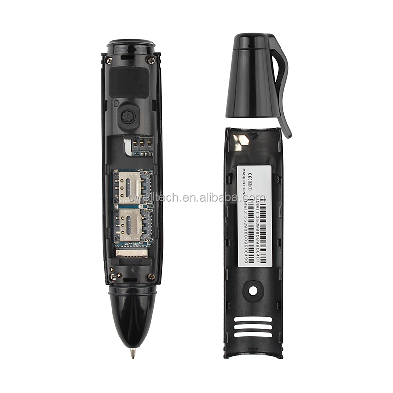 UNIWA AK007 Dual SIM 0.96 Inch Screen BT Dialer Camera and Voice Recorder Magic Voice GSM Pen Shaped Mobile Phone