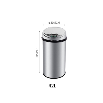 Round Series Sensor Automatic Dustbin 30L/42L/50L