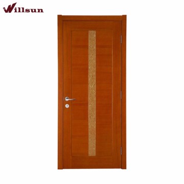 Interior Natural Wood Veneered Mdf Door Skin Soundproof Curved Wooden Door Wholesale Bedroom Door