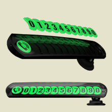 Night Luminous Sucker Temporary Car Parking Card