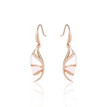 Unique White MOP Exquisite Fishhook Earrings