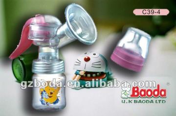 Cartoon toy manual breast pumps