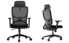 Ergonomic Adjustable High Back Black Office Chair