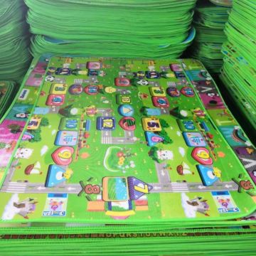 Children's Folding Crawling Alphabet Mat - Baby Floor Play Mat