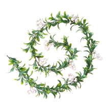 6FT Artificial Mistletoe Garland for Christmas