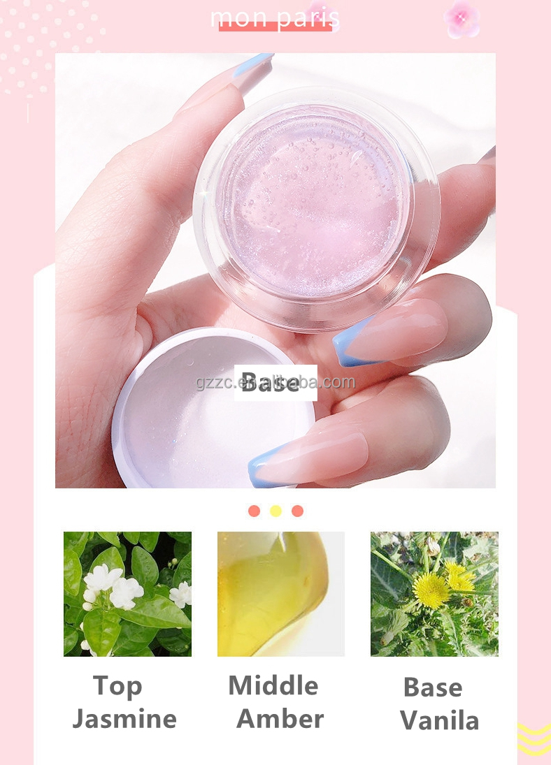 Hot selling OEM Organic solid parfume balm perfumes solido solid perfume