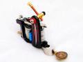 Nouvel alliage noir Fashion Tattoo Machine 8 Wrap bobines pour Shad