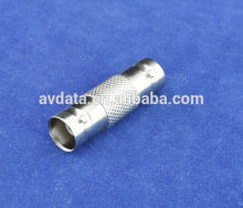 BNC Adapter, dual male, Inline type and Nickel Plated