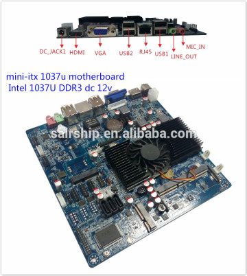 Ultra Thin Mini ITX Intel Celeron 1037U PC Motherboard MINI - lvds mini itx motherboardmini itx motherboard with sim slot