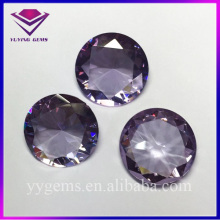 Fancy Round Cut CZ Lavender Cubic Zirconia Loose Lab Stone