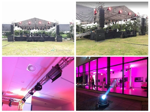 DMX RGBW 768W Effect LED Strobe Disco Stage Light