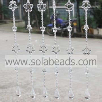 Großhandel Crystal Sun Flower Beads Vorhänge