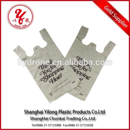 Wholesale plastic shopping vest bags