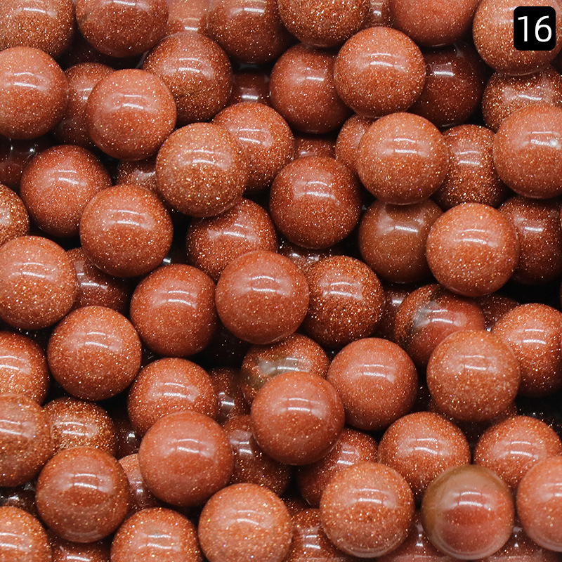 Boules en pierre de 8 mm en or rouge
