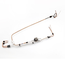 Refrigerator compressor refrigerant pipe