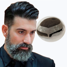 8X10 Inch Swiss Wholesale Price Hair Replacement Men Toupee For Man Frontal Lace Men Human Hair Toupee