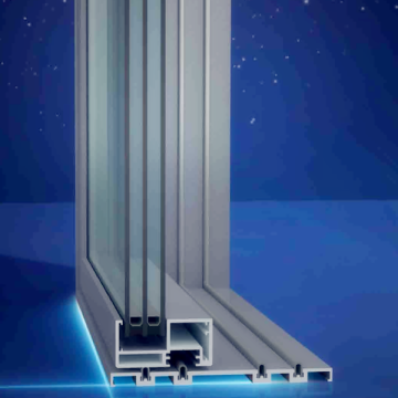 Stylish Narrow Frame Interior Aluminum Sliding Doors Custom