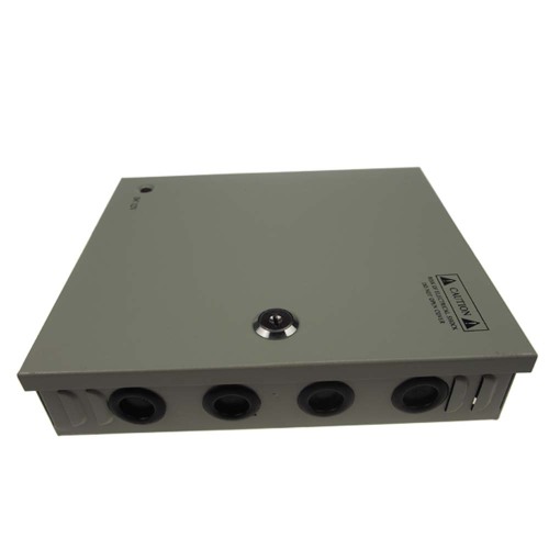 12v 10a boîte d&#39;alimentation cctv à 9 canaux