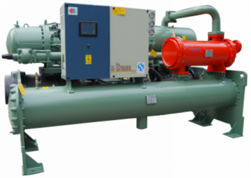 Water-cooled screw chiller unit