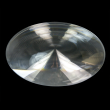 Fresnel Lens 300mm Diameter 120mm Focal Length PMMA for Solar Concentration & Magnification