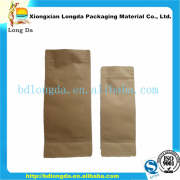 craft paper bag kraft paper packaging bag with zipper