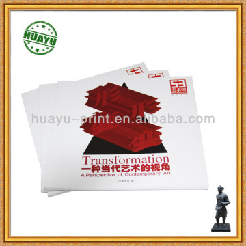 Full color art paper stylish art catalogue printing