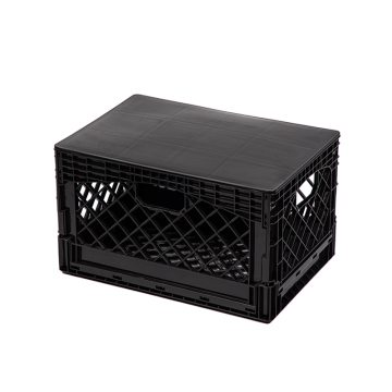 Collapsible 24 Quart Folding Plastic Milk Crate