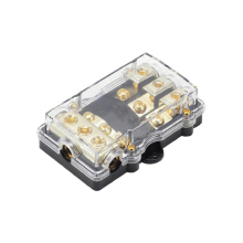 Car Stereo Fuse Holder 3 Way AGU Power Distribution Block