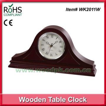 Promotional decorated gift item timber clock