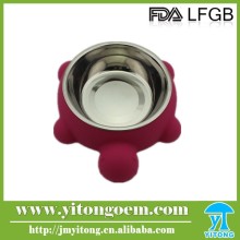 Heat-resistant turtle shaped 100%food grade silicone pet bowl
