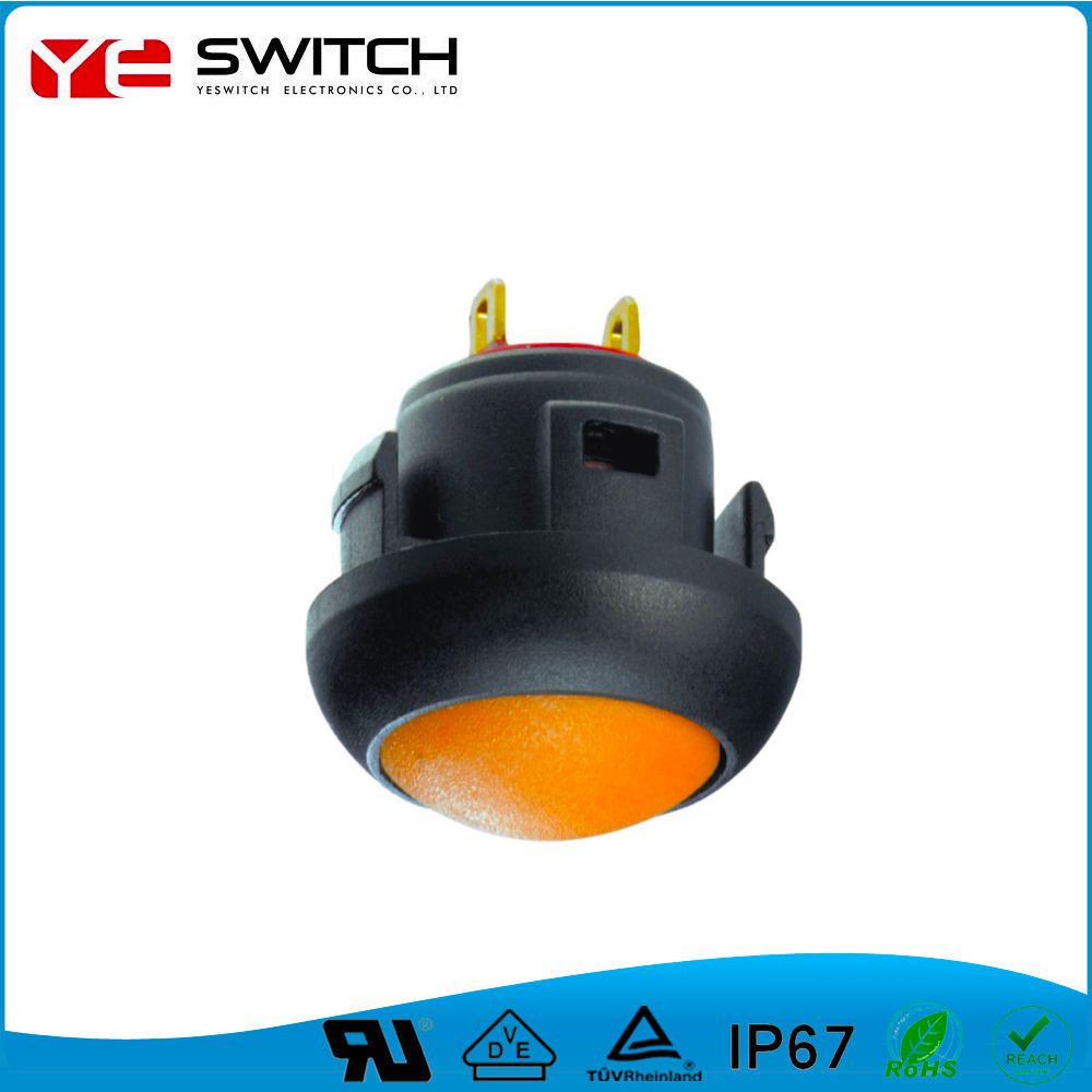 IP67/ IP68 PA 12mm switchsbutton