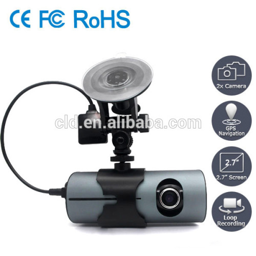 OEM 2.7" TFT Screen Dual Lens HD Vehicle Dvr Car DVR