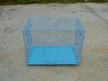 Metal Pet Cage In Garden