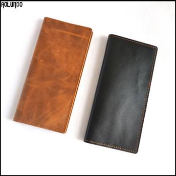 colorful vegetable tanned leather wallet men wallet money bag