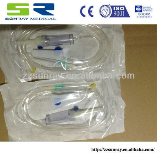 disposable infusion set with needle