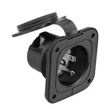 S2201 15A Flange Electrical Inlet - Waterproof RV Power Inlet 15 AMP Plug