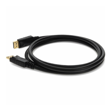 Black DisplayPort Cable for PC Monitor