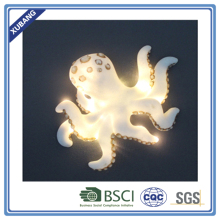 octopus wall lights plaque decoration with led light resin decorative wall plaque