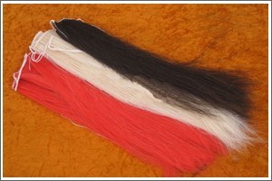 Dyed horsehair