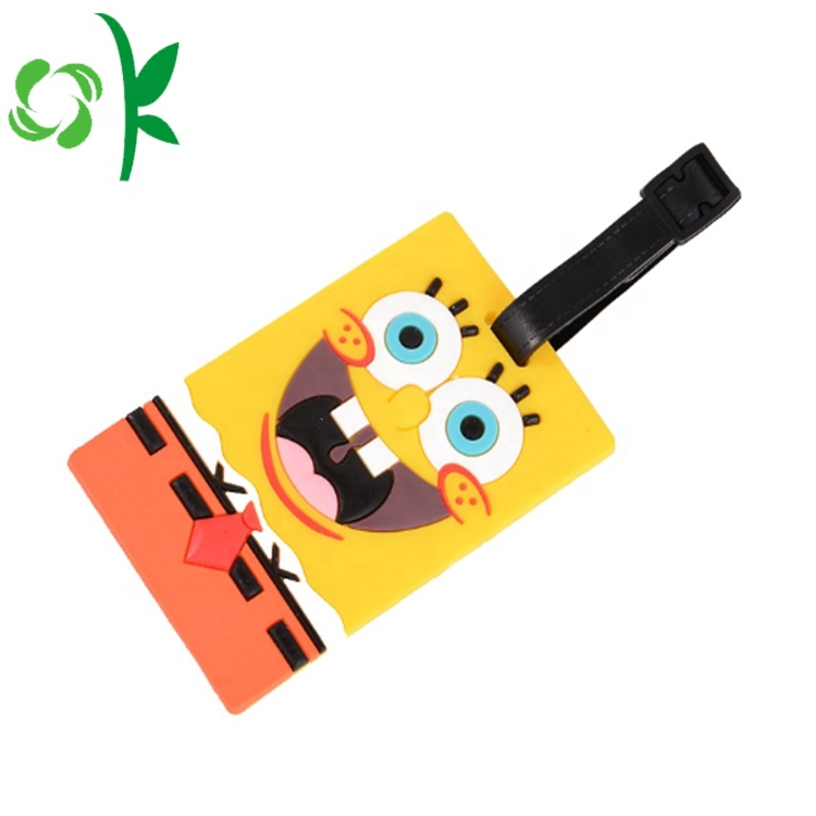 Wholesale Personalized Cute Cartoon Silicone Luggage Tag