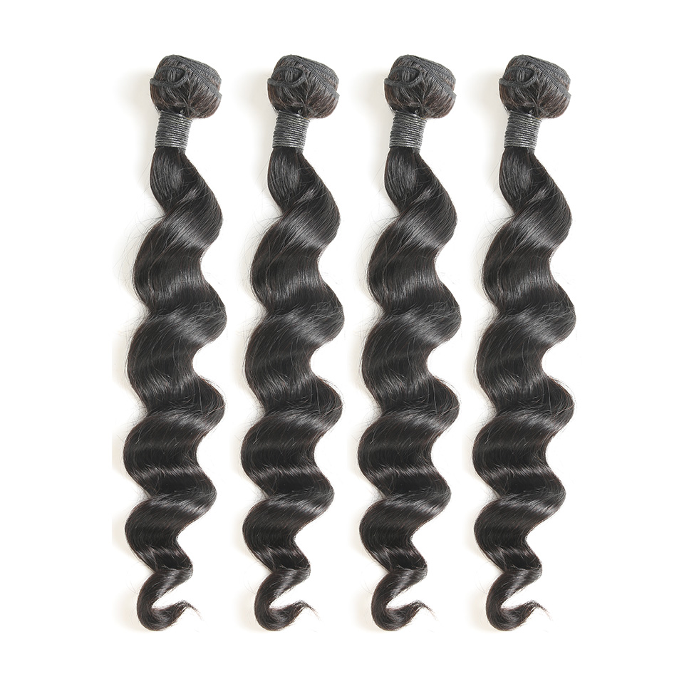 Cheap Brazilian Loose Wave Hair Weave Bulk Bundles, CuticalAligned Loose Wave Hair Extensions Brazilian hair in Brazil