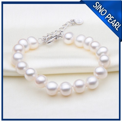 AA 9-10MM Freshwater Natural Pearl Bracelets Tiara Bracelets Fashion Jewelry PB039