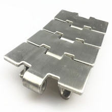 Stainless Steel Straight Flat Top Chain with Plate