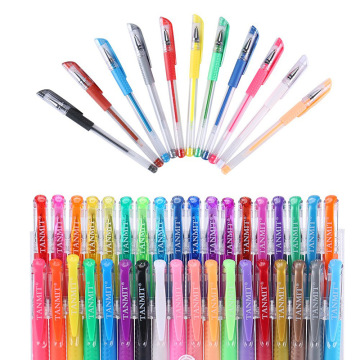 Neon Pastel Metallic Glitter Gel Ink Pen Set for Coloring Books