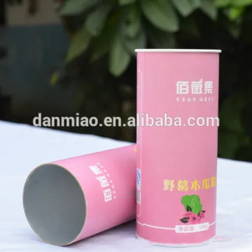 beautiful pink paper tube for Papaya powder