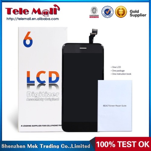 HOT SALE!100% test pass, 6 Months warranty lcd screen for 6G